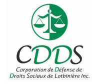 Logo de Corporation de défense des droits sociaux de Lotbinière